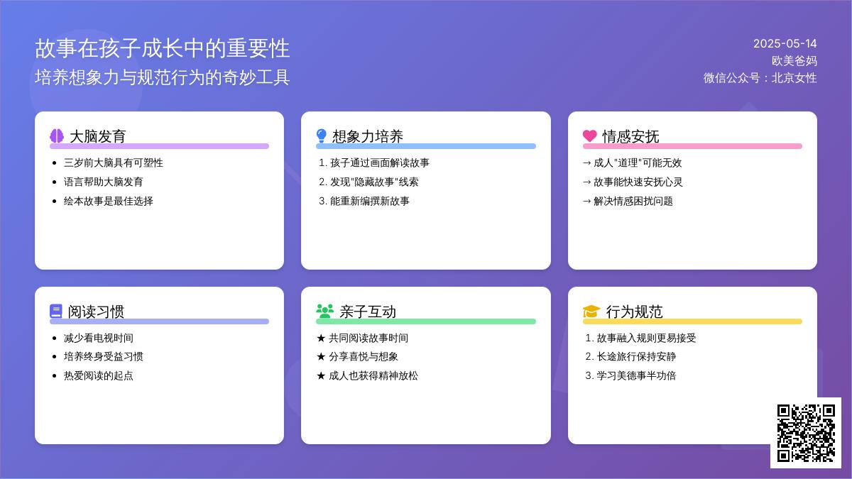 育儿 | “故事”是连接大人与孩子的最佳桥梁
