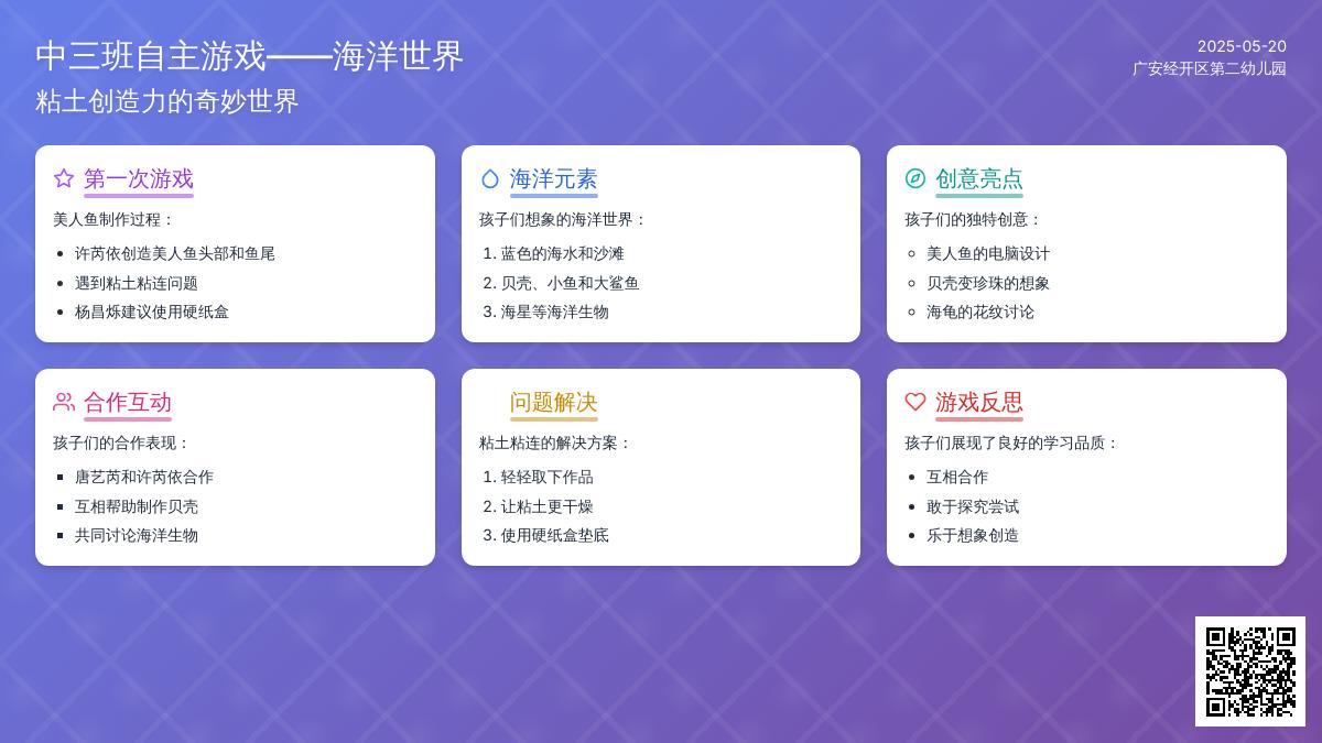【班级精彩】中三班《海洋世界》