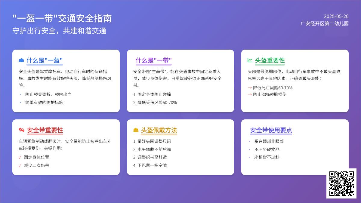 交通安全 与你“童”行——经开二幼交通安全知识宣传