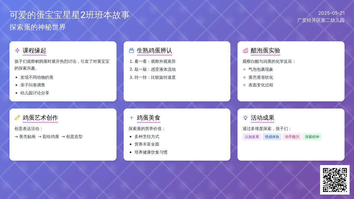 【班级精彩】星星2班——可爱的蛋宝宝