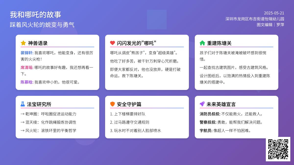 【怡瑞·课程】我和哪吒的故事