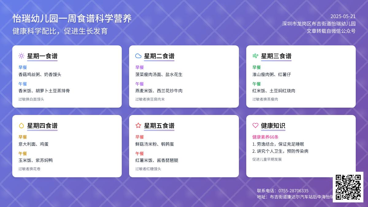 【美味·食光】幼儿本周食谱回顾