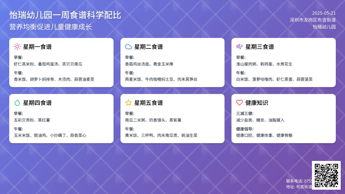 【美味·食光】幼儿本周食谱回顾