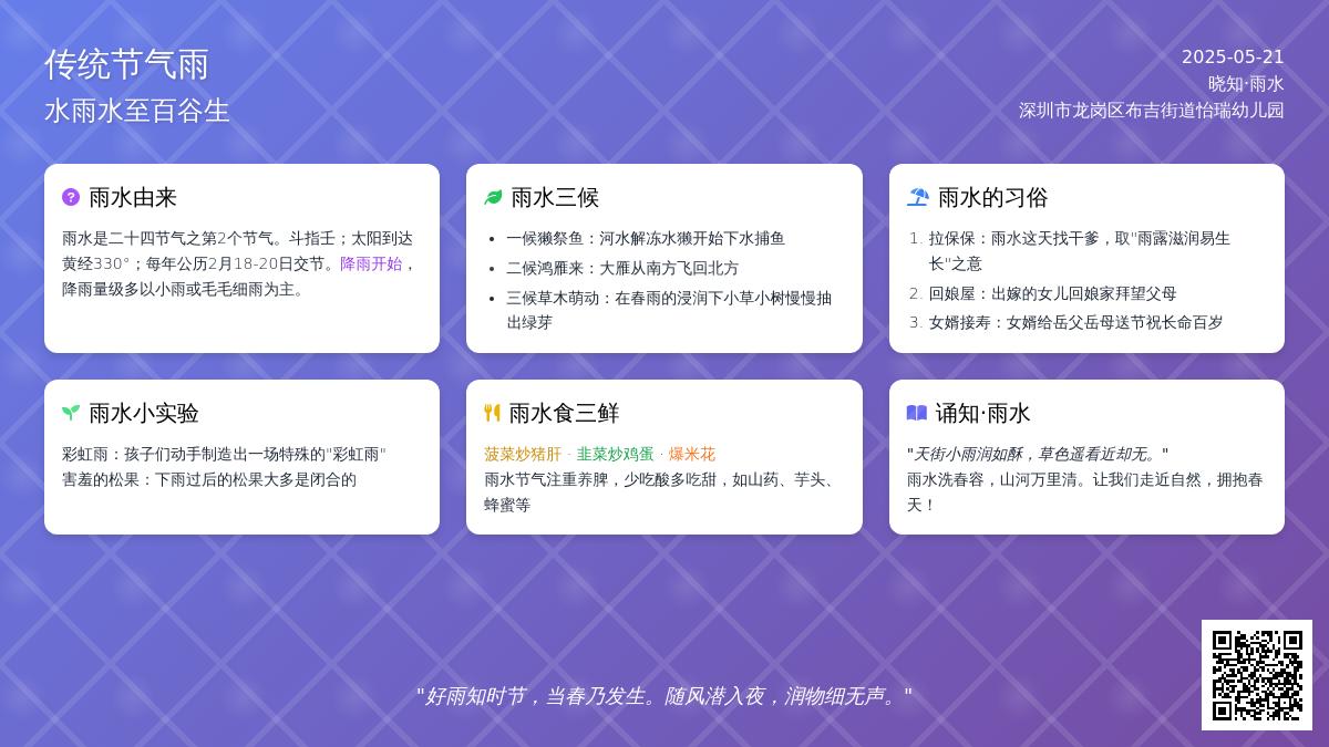 春意浓 雨水如约至