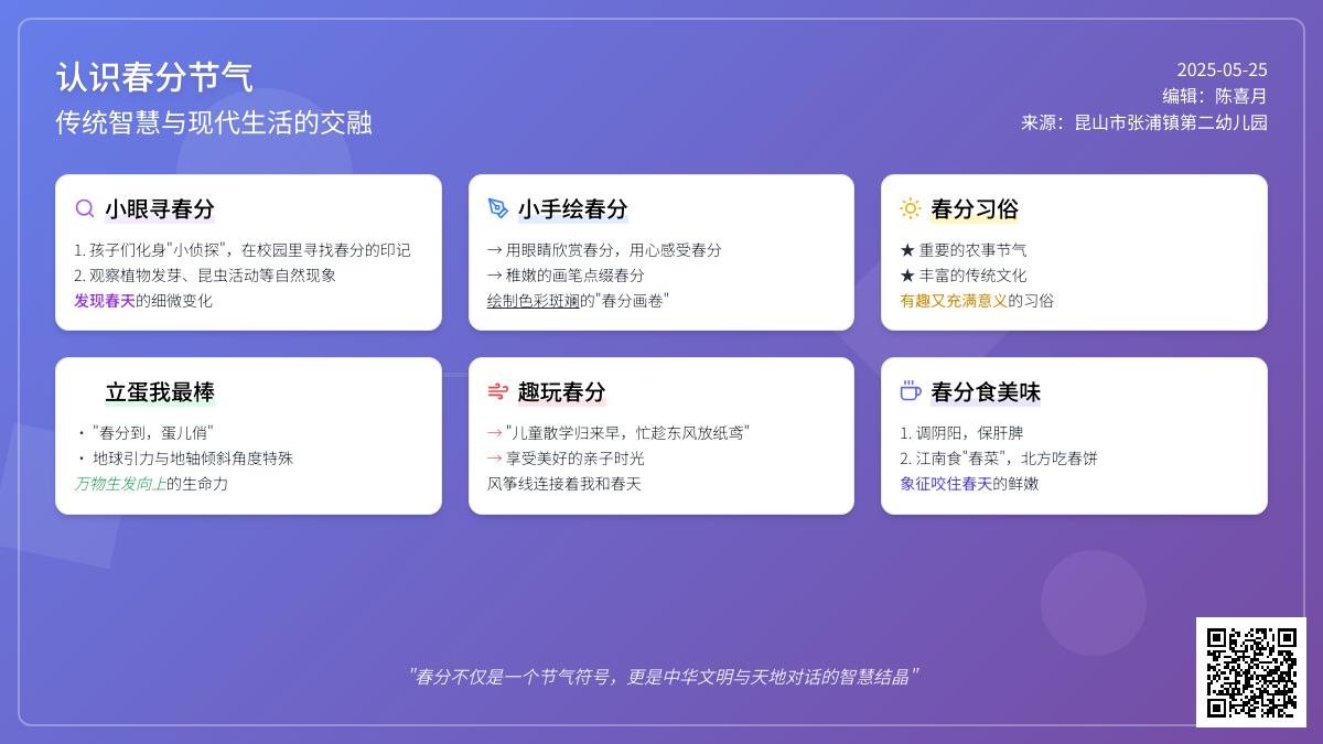 【二幼节气】春风至、趣满园
