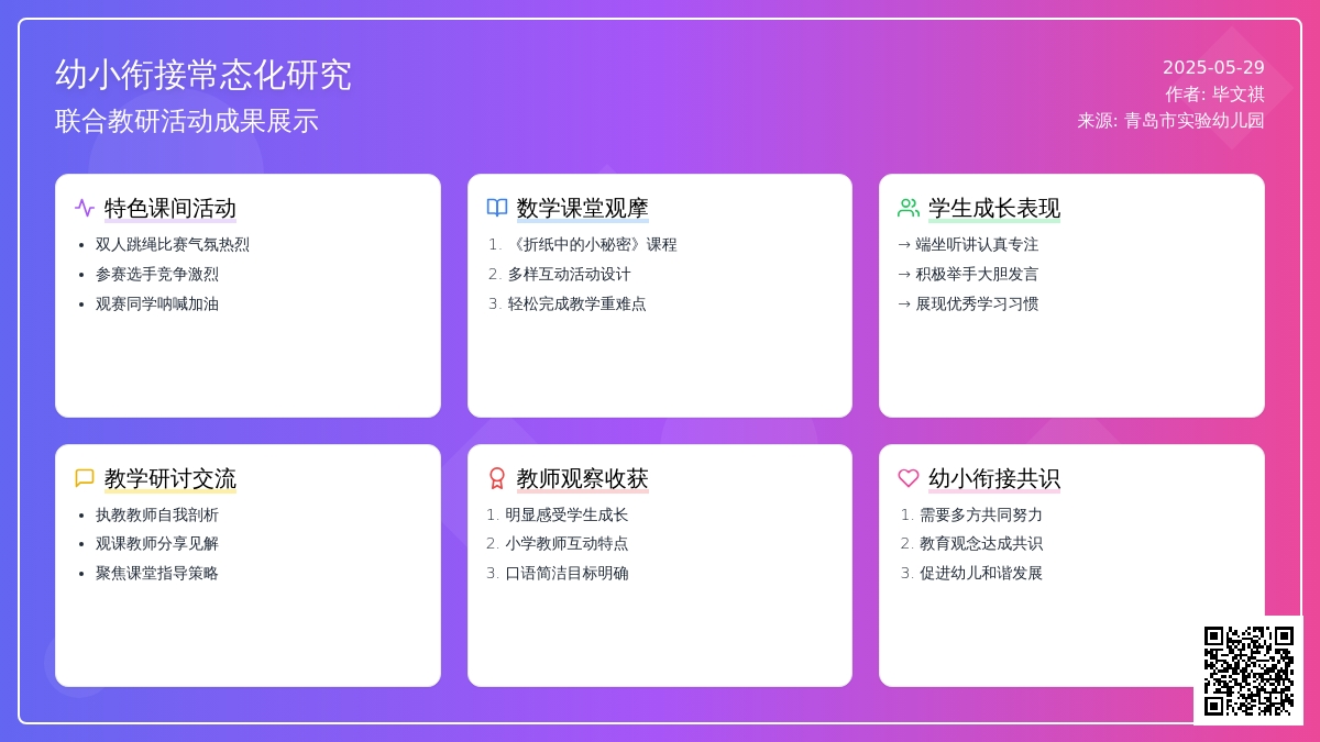 园校互通，双向衔接——我园开展“走进小学”幼小衔接联合教研活动