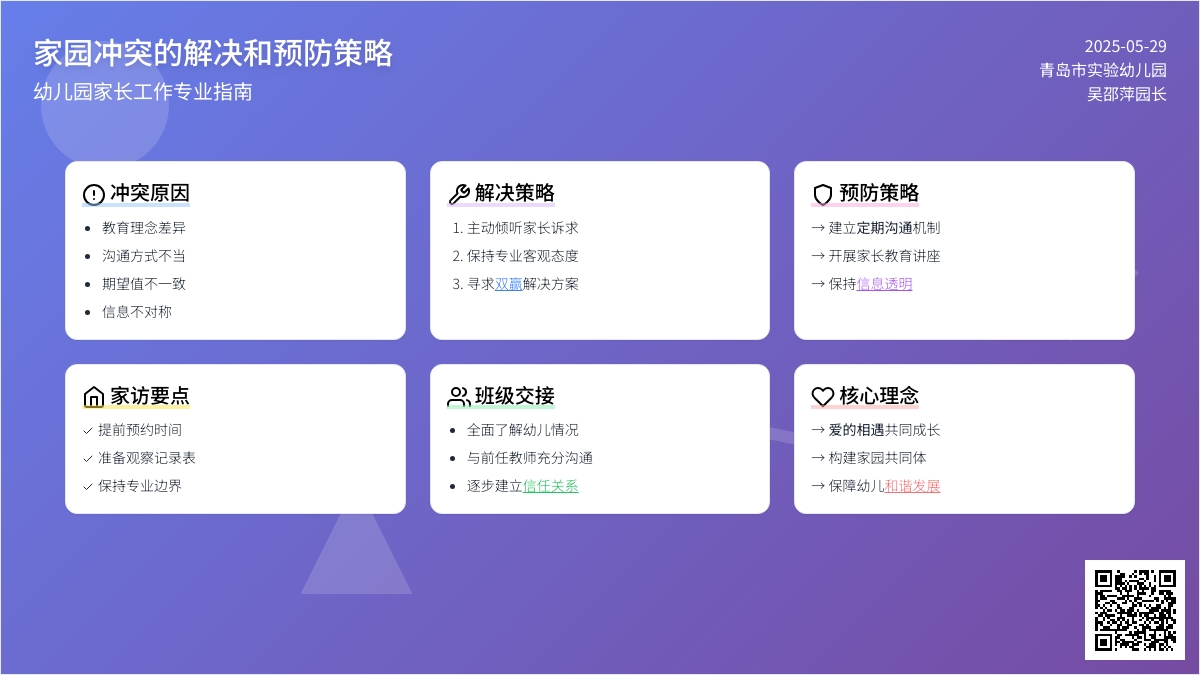 家园冲突的解决和预防策略——我园开展专家云课堂第三期教师培训活动