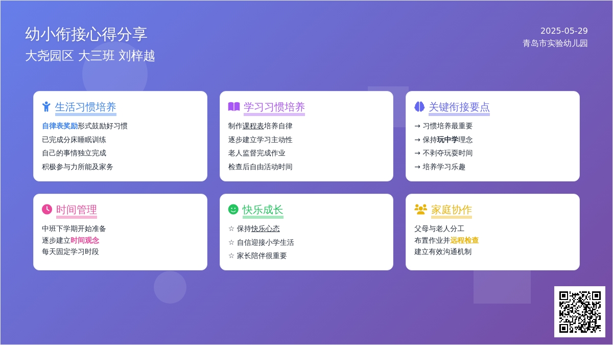 入学准备齐培养，家有学童共成长——“幼小衔接家长分享”（第十七期）
