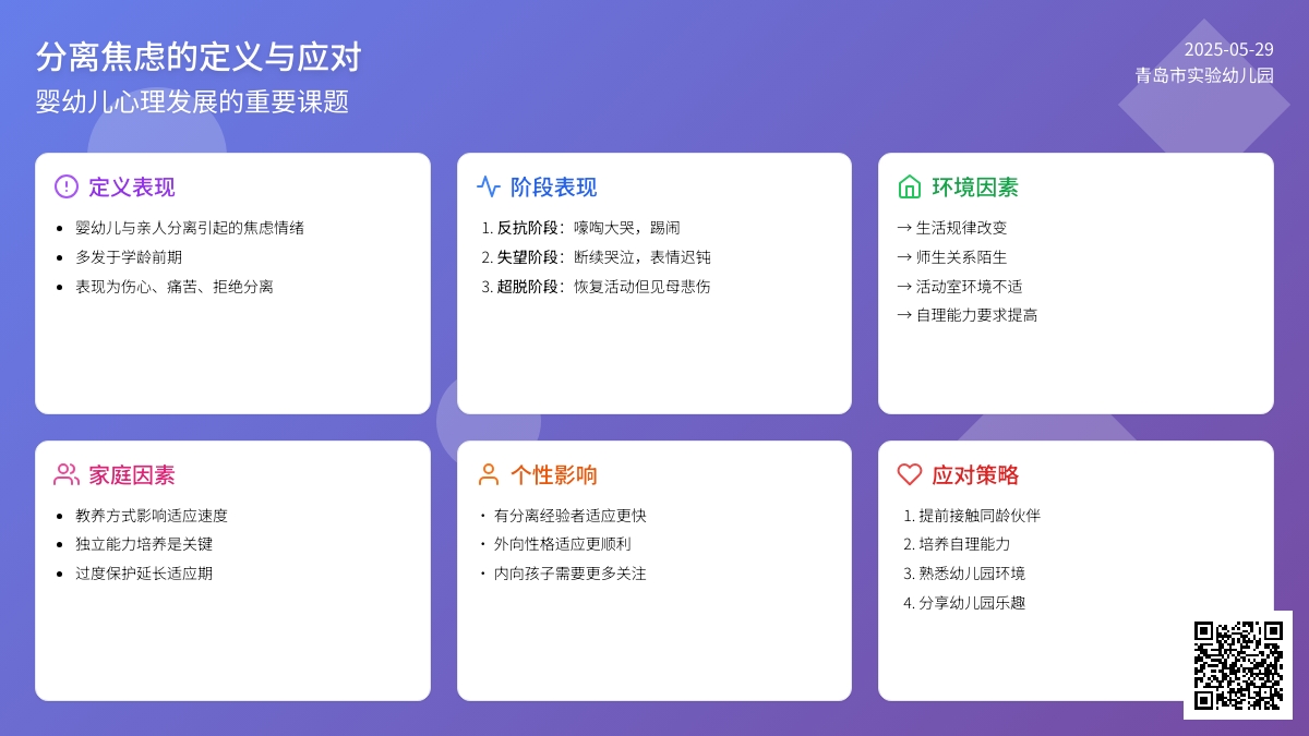 宝宝初入园 家园齐合作 四|科学看待焦虑