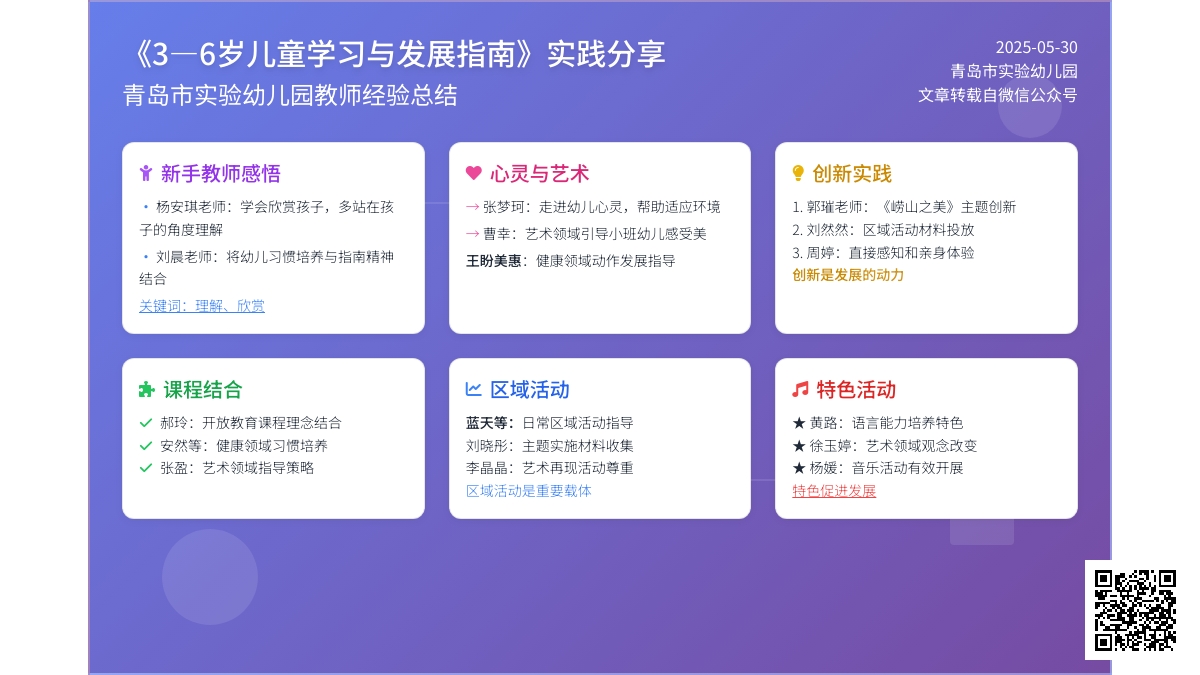 我园开展践行《指南》分享活动