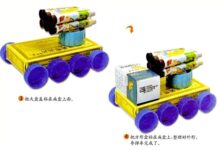 中班美工活动案例：我的迷彩车-幼师课件网