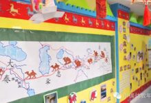 国学创意墙面装饰-幼师课件网