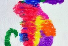 ［玩转绘本］海马先生吸管画-幼师课件网