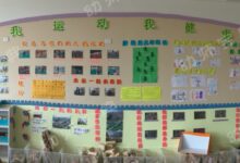 环创 | 大班主题墙《我运动我健康》-幼师课件网