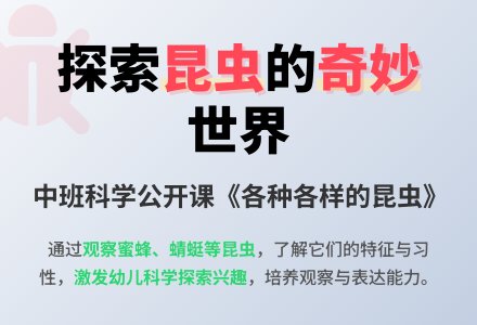 幼儿园中班科学公开课教案《各种各样的昆虫》含反思-幼师课件网