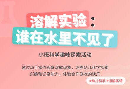 小班科学课教案《谁在水里不见了》含反思-幼师课件网