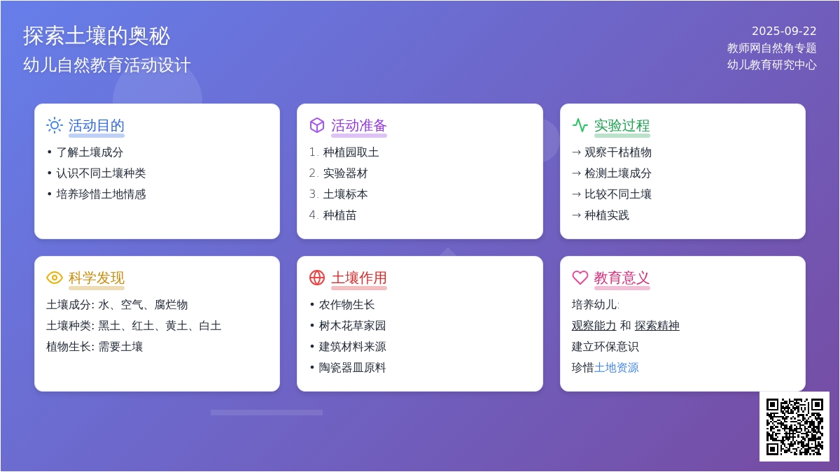 幼儿园大班科学活动两则――植物的家园：土壤