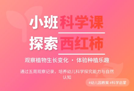 幼儿园小班教案《西红柿》含反思-幼师课件网