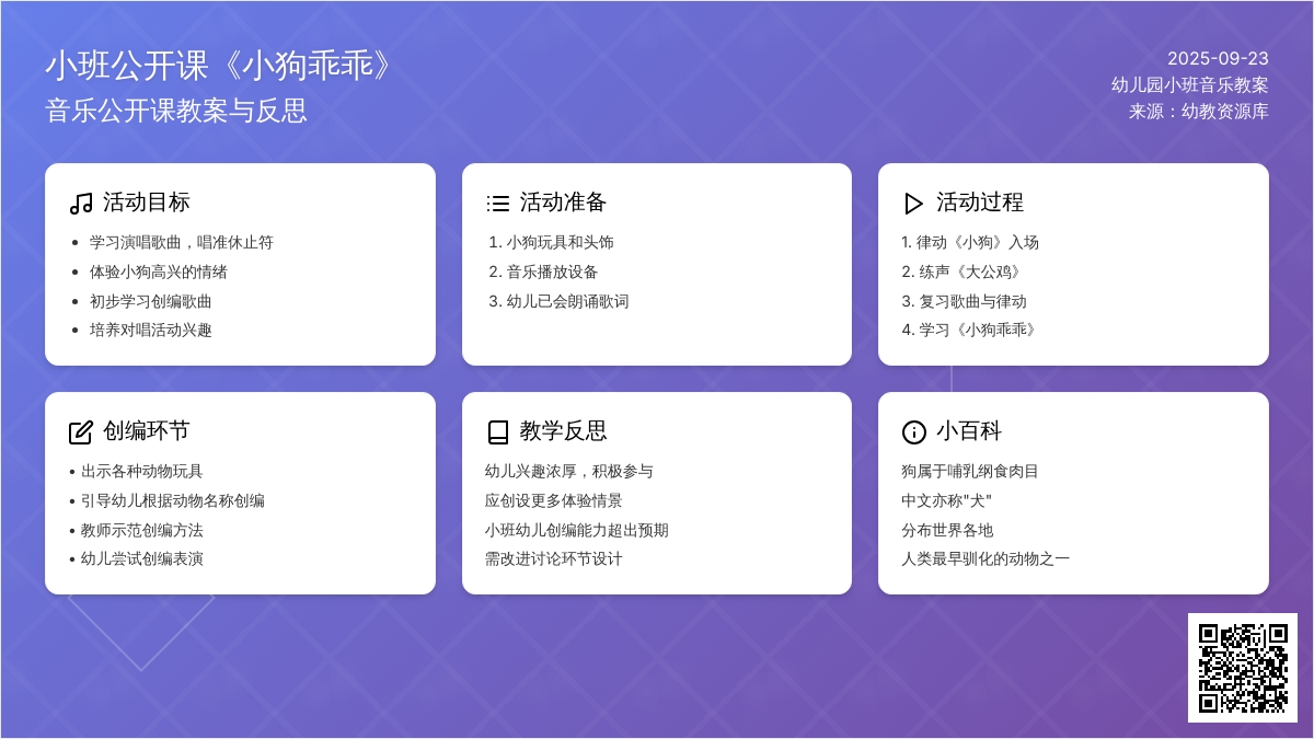 幼儿园小班音乐公开课教案《小狗乖乖》含反思 幼儿园小班音乐公开课教案《小狗乖乖》含反思