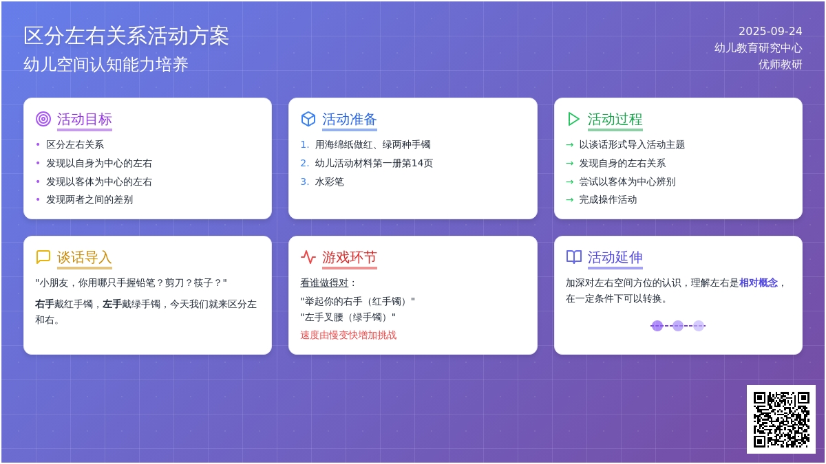 幼儿园大班数学活动：谁的位置动了