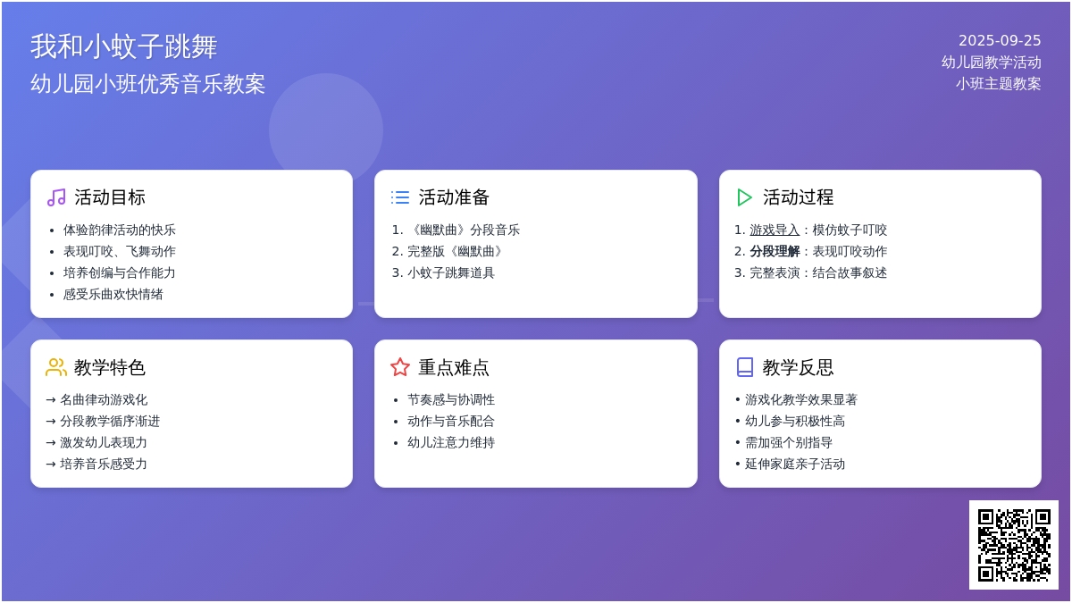幼儿园小班优秀音乐教案《我和小蚊子跳舞》4篇含反思