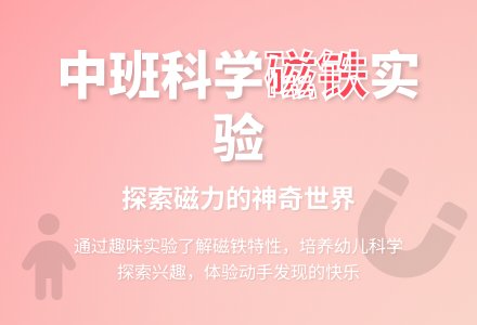中班科学优质课教案《有趣的磁铁》含反思-幼师课件网