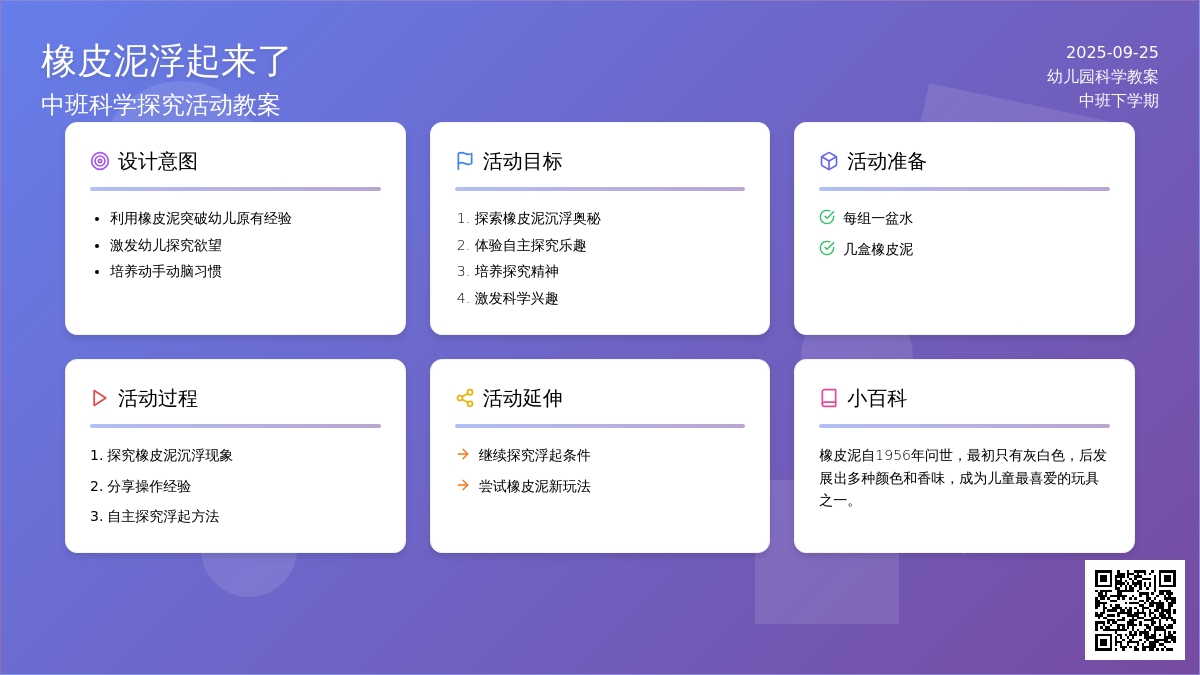 中班下学期科学教案《橡皮泥浮起来了》含反思