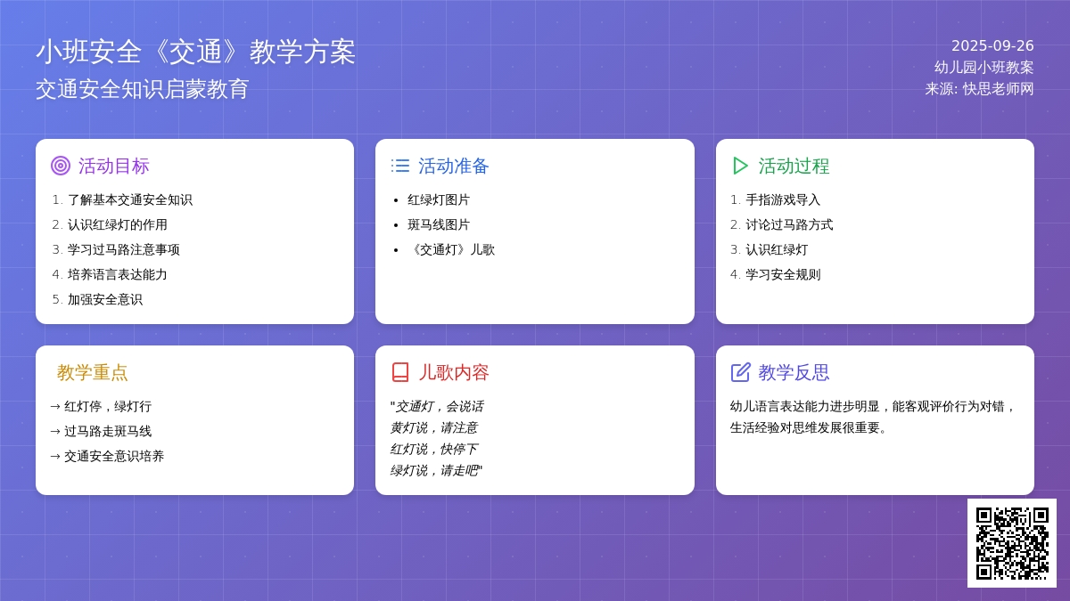 幼儿园小班安全教案《交通》含反思