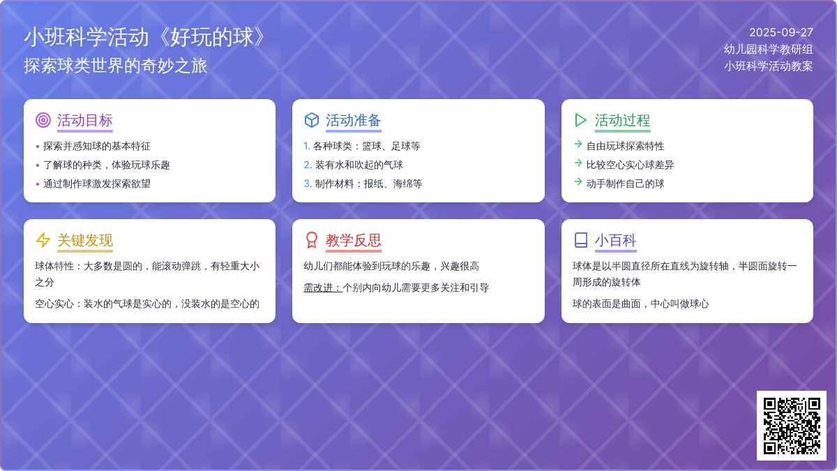 小班科学活动教案《好玩的球》含反思