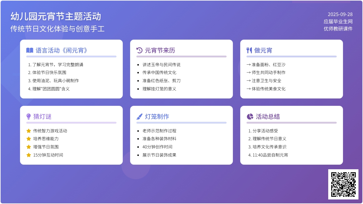 幼儿园小班教案元宵节