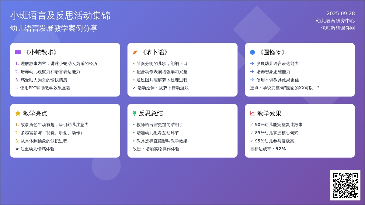 小班语言教案及反思 小班语言教案及反思