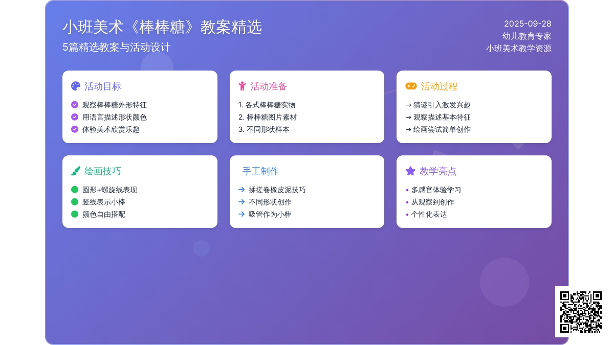 小班美术《棒棒糖》教案（精选5篇）