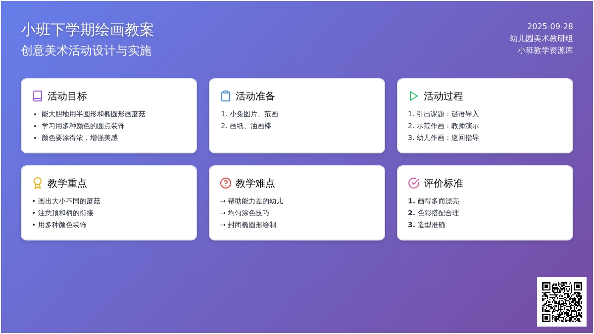 小班下学期绘画教案