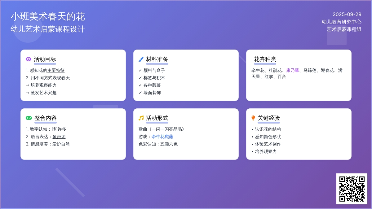 小班美术春天的花教案 小班美术春天的花教案