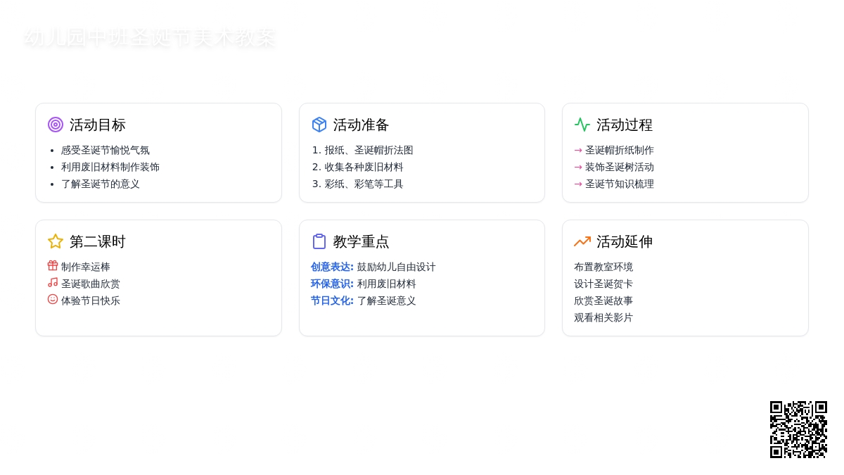 幼儿园中班圣诞节美术教案
