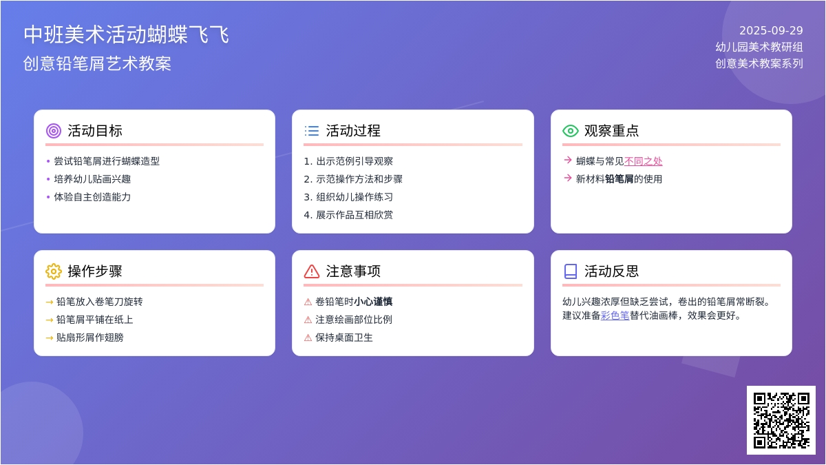 中班美术活动蝴蝶飞飞教案