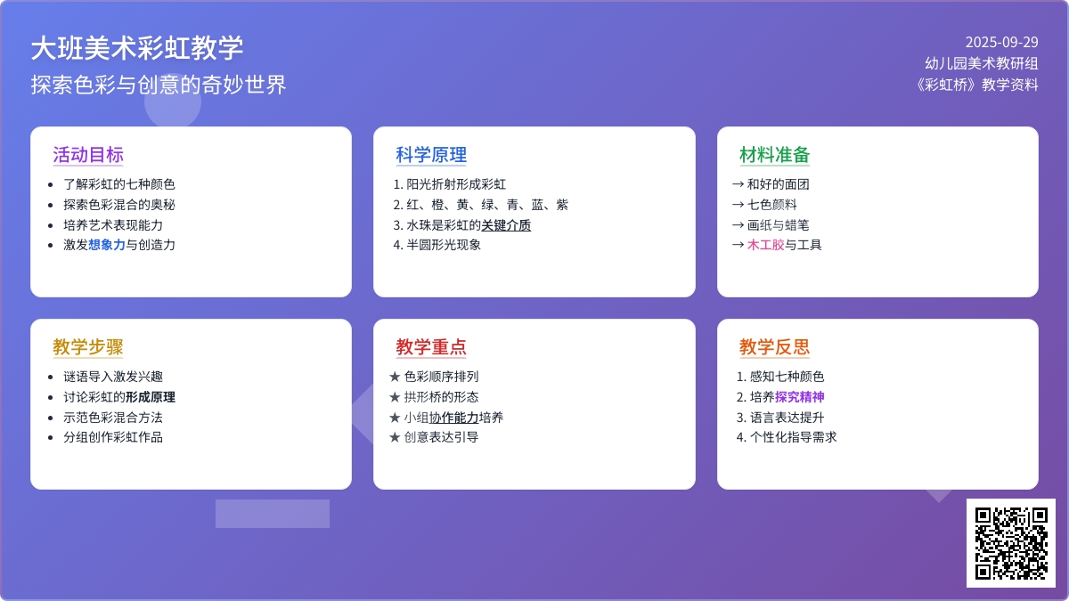 大班美术彩虹教案