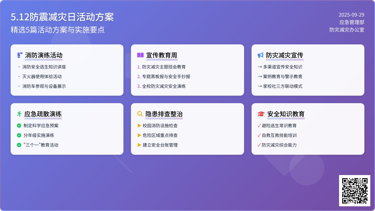 5.12防震减灾日的活动方案（精选5篇）
