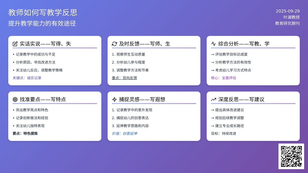 教师如何写教学反思
