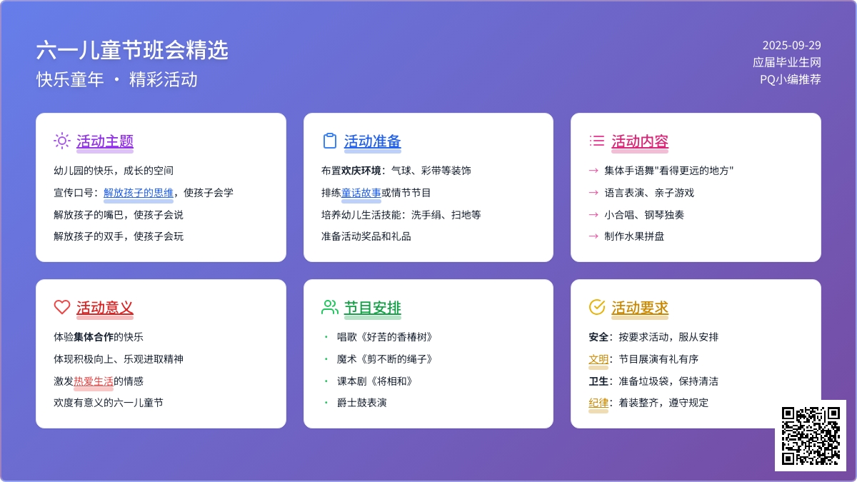 六一儿童节班会教案精选