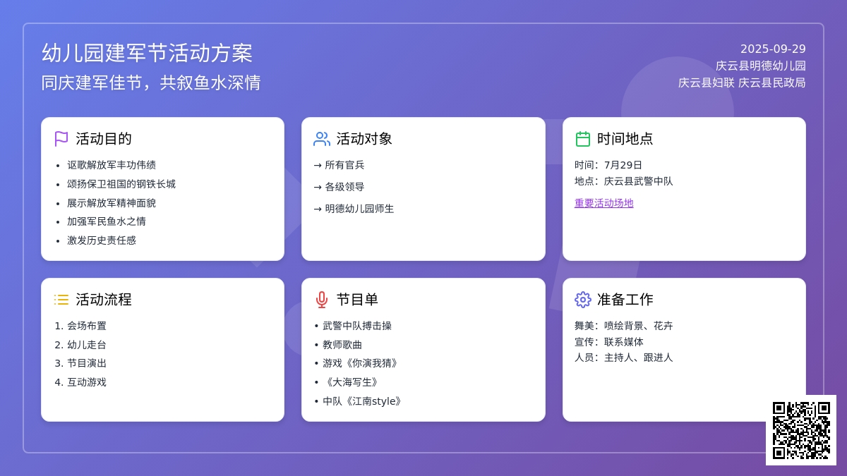 幼儿园建军节的教案