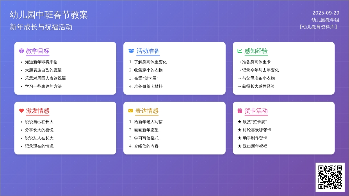 幼儿园中班春节教案