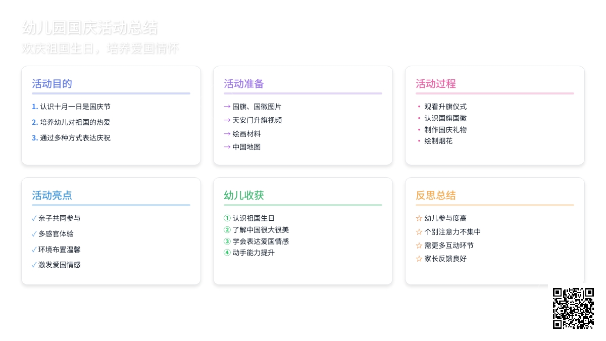 小班庆国庆活动总结