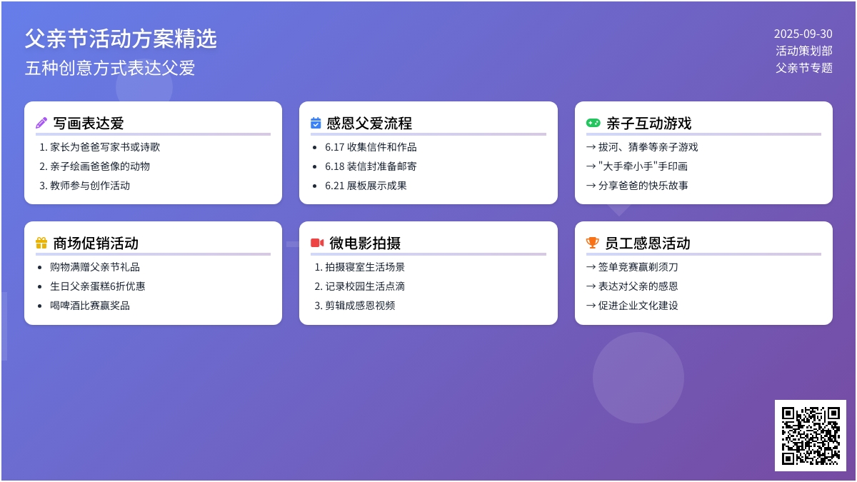 父亲节的活动方案（通用5篇）