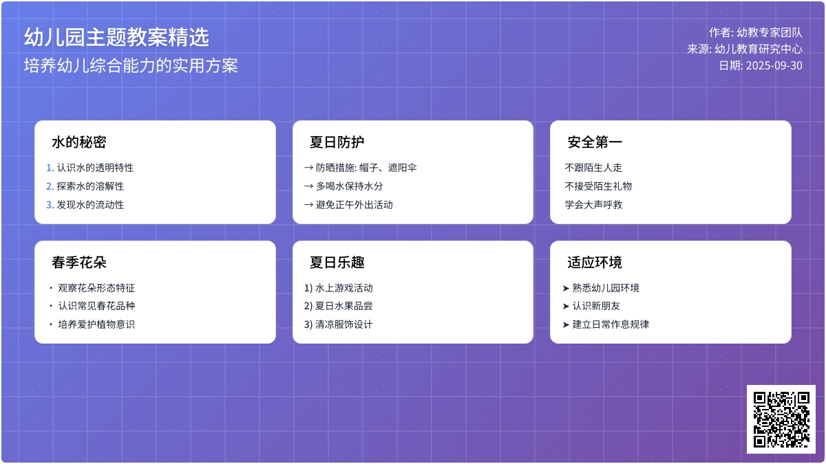 幼儿园主题教案