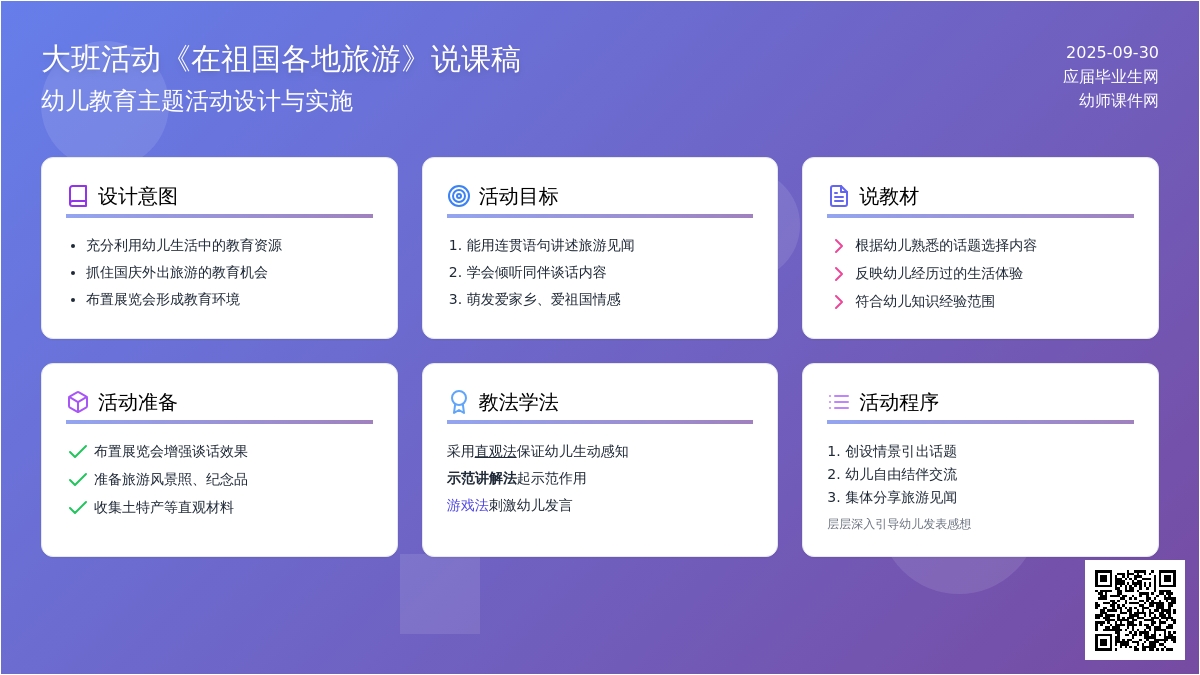 大班活动《在祖国各地旅》游说课稿范文