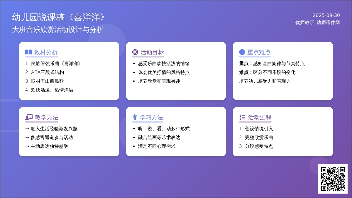 幼儿园说课稿 《喜洋洋》
