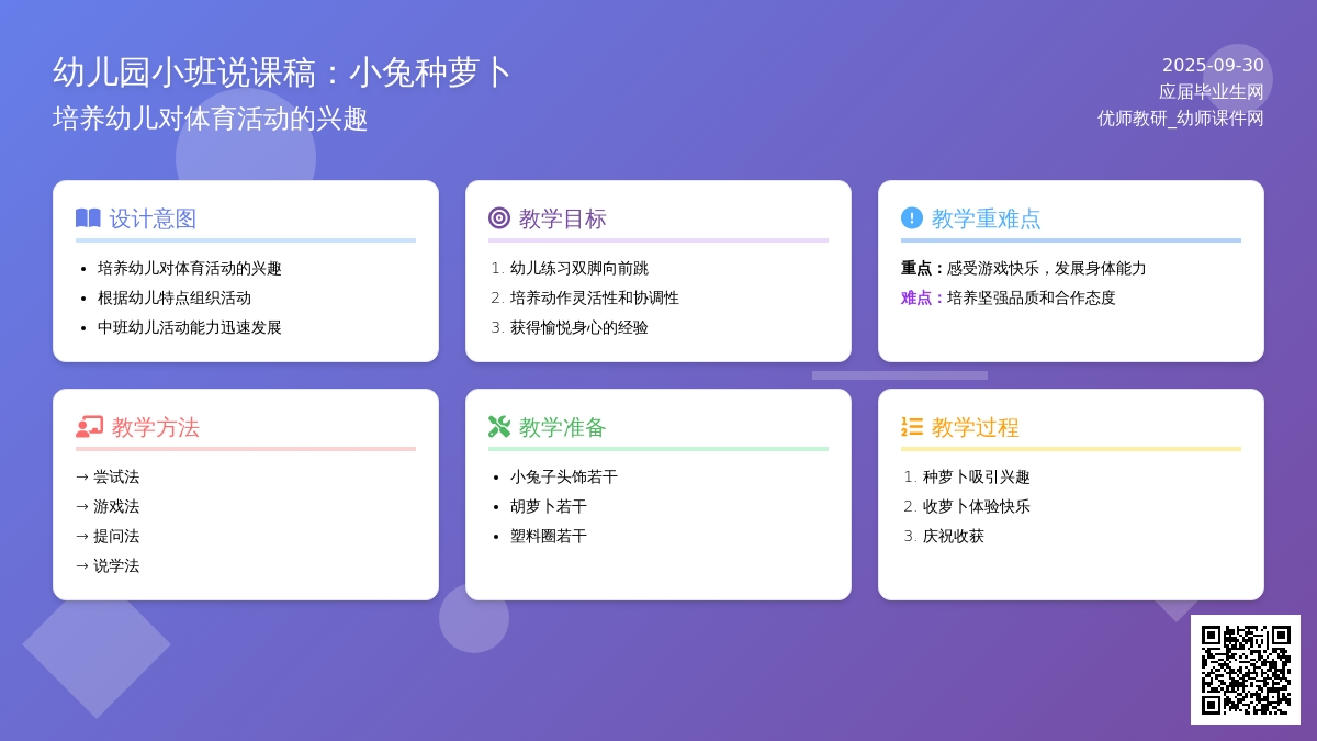 幼儿园小班说课稿：小兔种萝卜