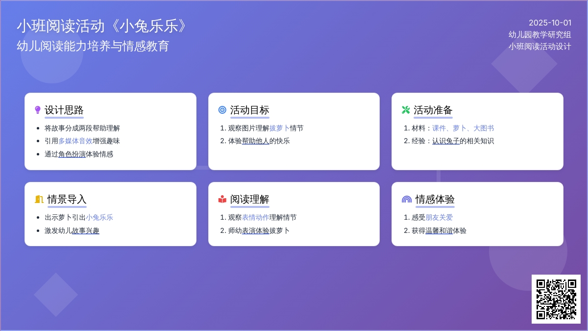 小班阅读活动《小兔乐乐》