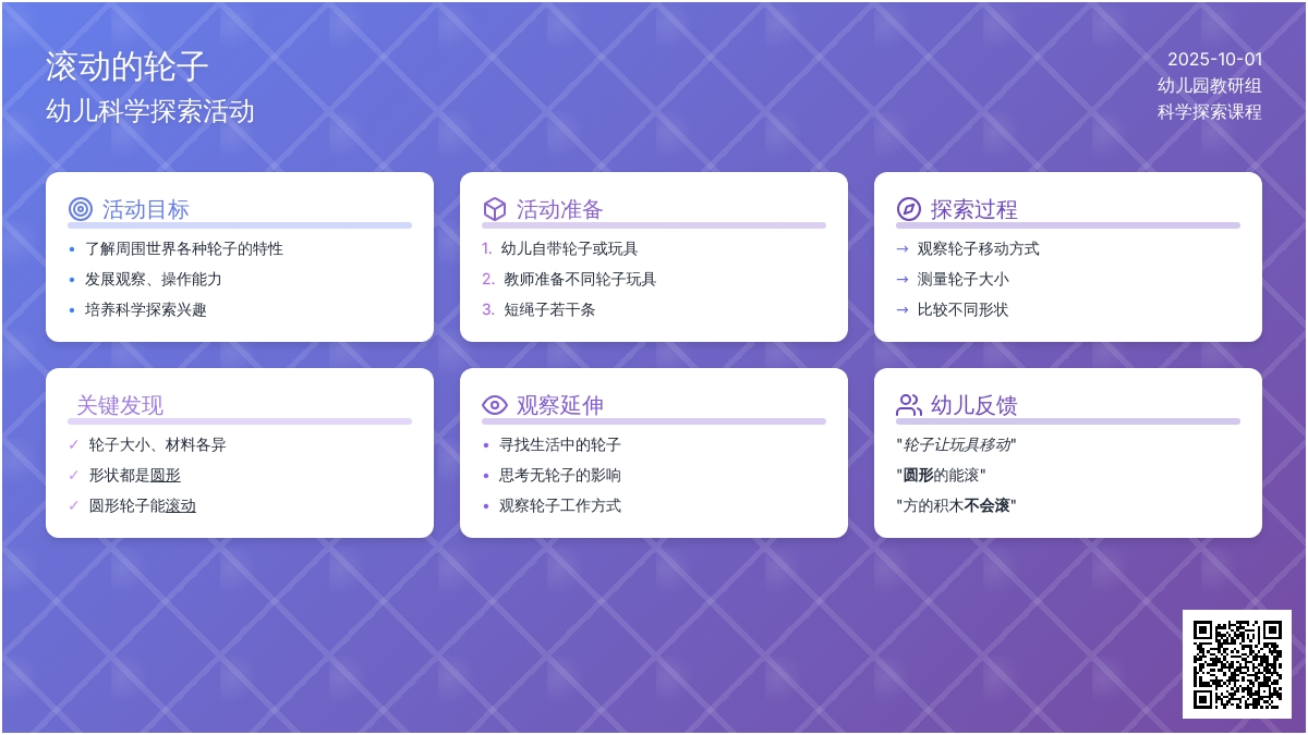 大班科学滚动的轮子